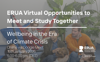 ERUA Virtual opportunities for students - Wellbeing in the Era of the Climate Crisis
