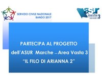 Servizio Civile all'Asur Servizio Civile all'Asur
