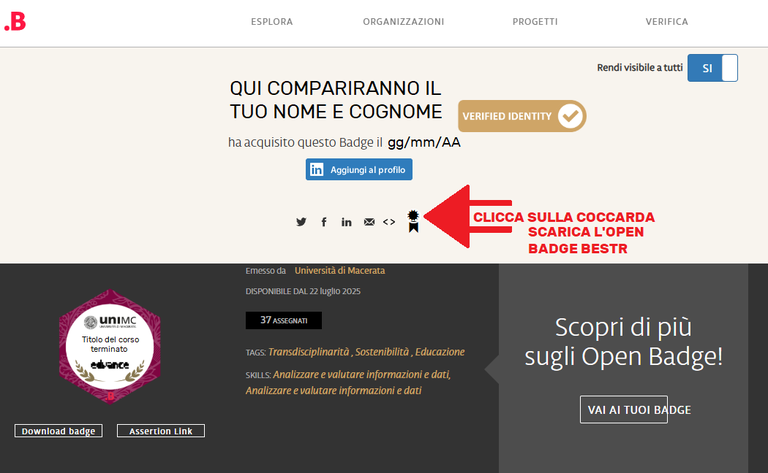 come si scarica l'open badge Bestr.png come si scarica l'open badge Bestr.png