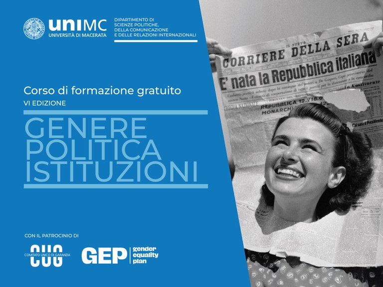 Image - CORSO GRATUITO. Genere, politica, istituzioni