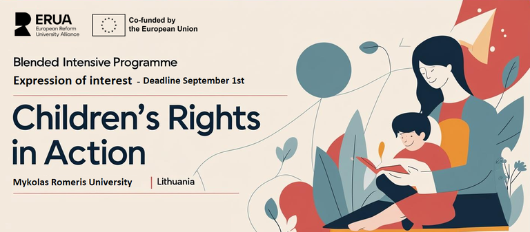 Image - 📣 Children's Rights in Action" Blended Intensive Programme (BIP) at Mykolas Romeris University